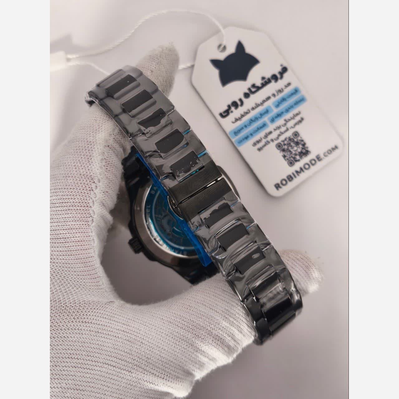 ساعت مچی اتوماتیک مردانه پتک فیلیپ PATEK PHILPPE مشکی مربع قفل مخفی