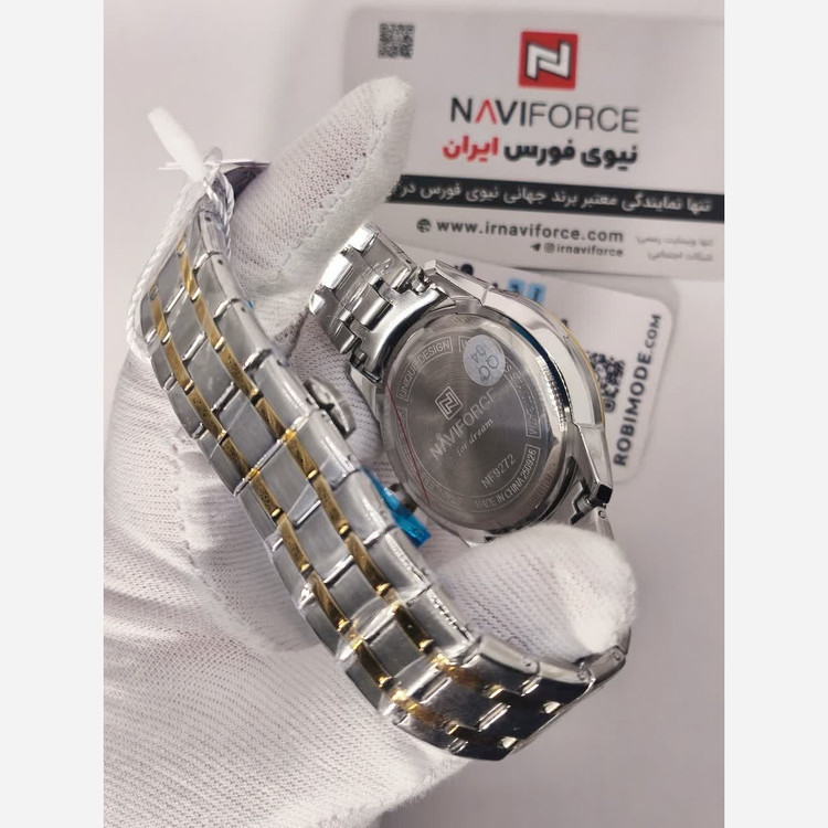 ساعت مچی مردانه نیوی فورس NAVIFORCE مدل Nf9272 ژاپنی استیل