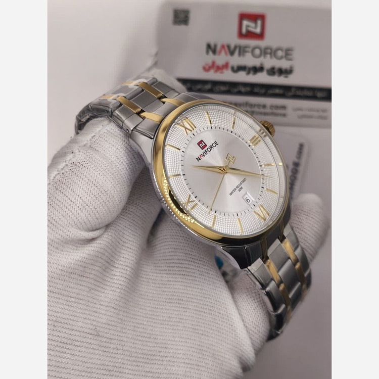 ساعت مچی مردانه نیوی فورس NAVIFORCE مدل Nf9272 ژاپنی استیل