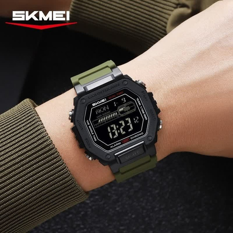 گساعت مچی مردانه عقربه و دیجیتال اسکمی SKMEI مدل 2523 ارجینال لجنی