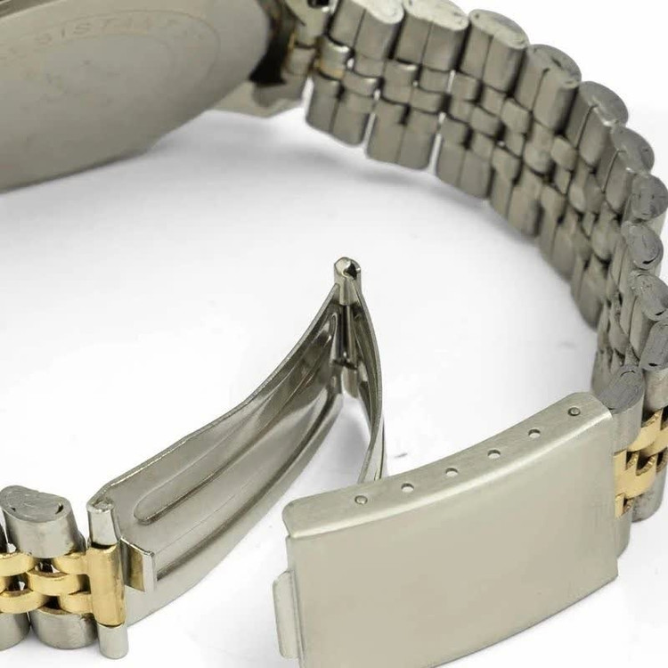 ست ساعت رولکس دیت جاست زنانه و مردانه ROLEX Date just رگه طلایی سبز