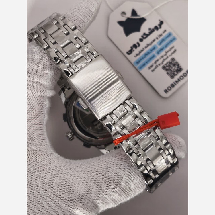 ساعت مچی مردانه کرنوگراف اسکمی SKMEI مدل 9394 سه موتوره صفحه طوسی