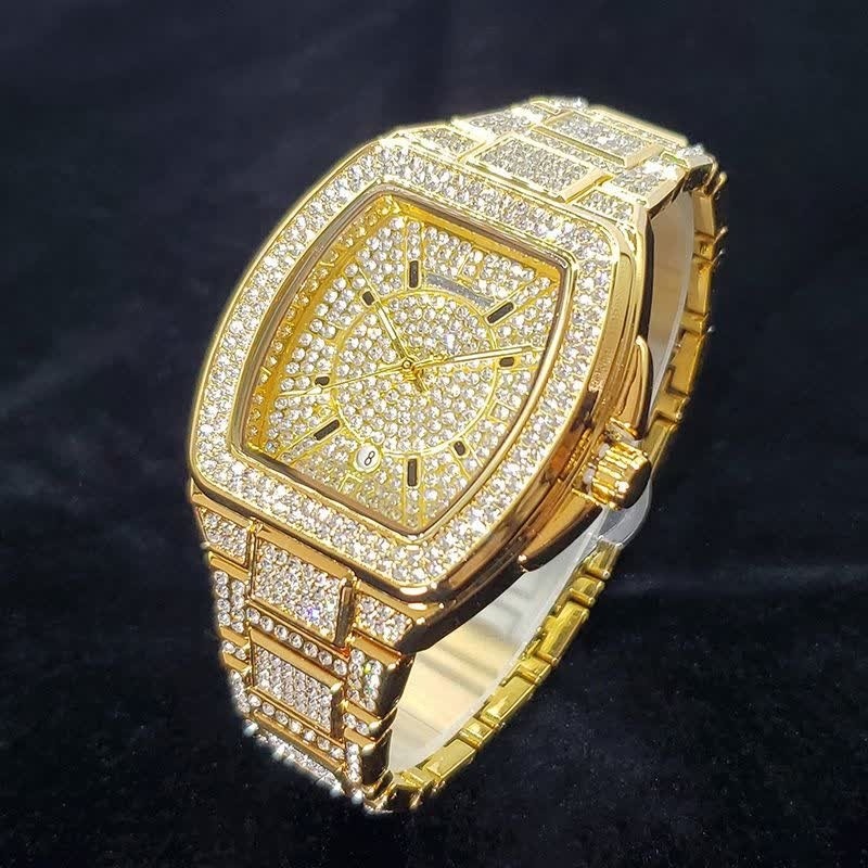ساعت مچی زنانه فول نگین ریچارد میل (Richard Mille)طلایی