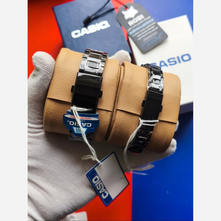 ست ساعت مچی زنانه و مردانه کاسیو CASIO موتور ژاپنی فول بلاک