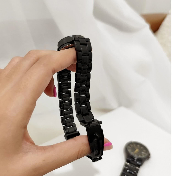 ست ساعت مچی زنانه و مردانه کاسیو CASIO موتور ژاپنی فول بلاک