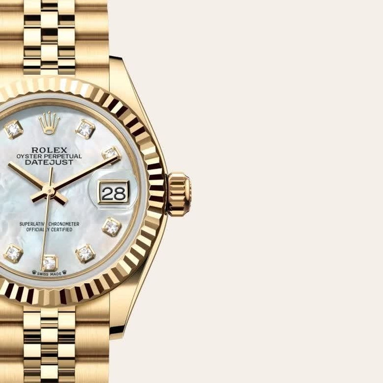 ست ساعت مچی زنانه و مردانه رولکس ROLEX موتور ژاپن بالاترین کیفیت طلایی
