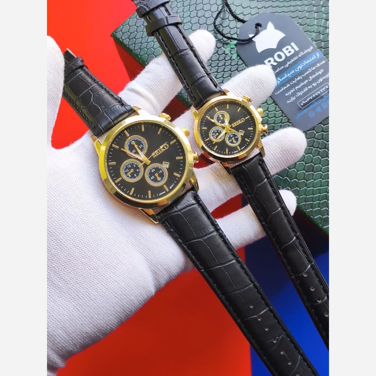 ست ساعت مچی زنانه و مردانه سیکو SEIKO موتور ژاپن 2