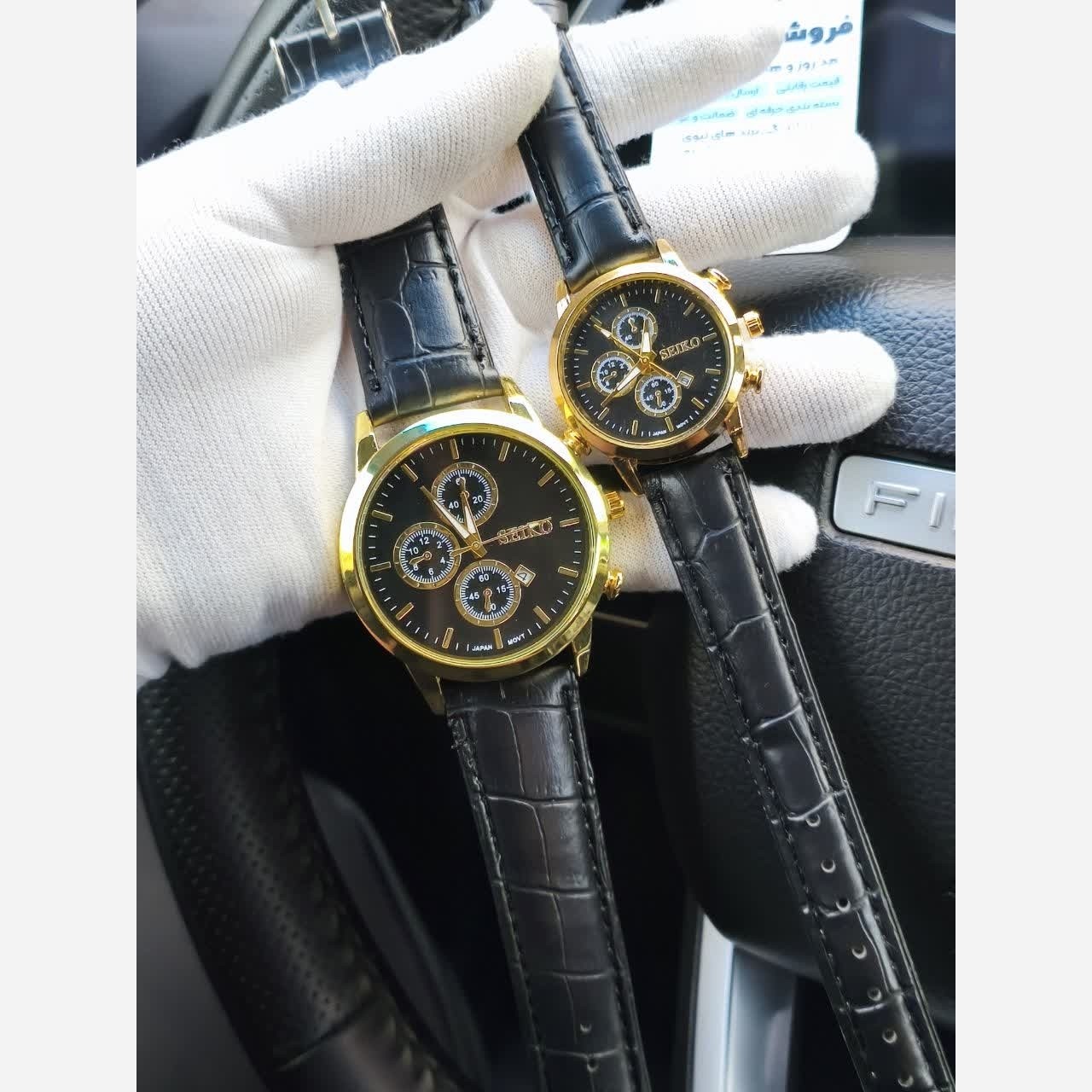 ست ساعت مچی زنانه و مردانه سیکو SEIKO موتور ژاپن 2