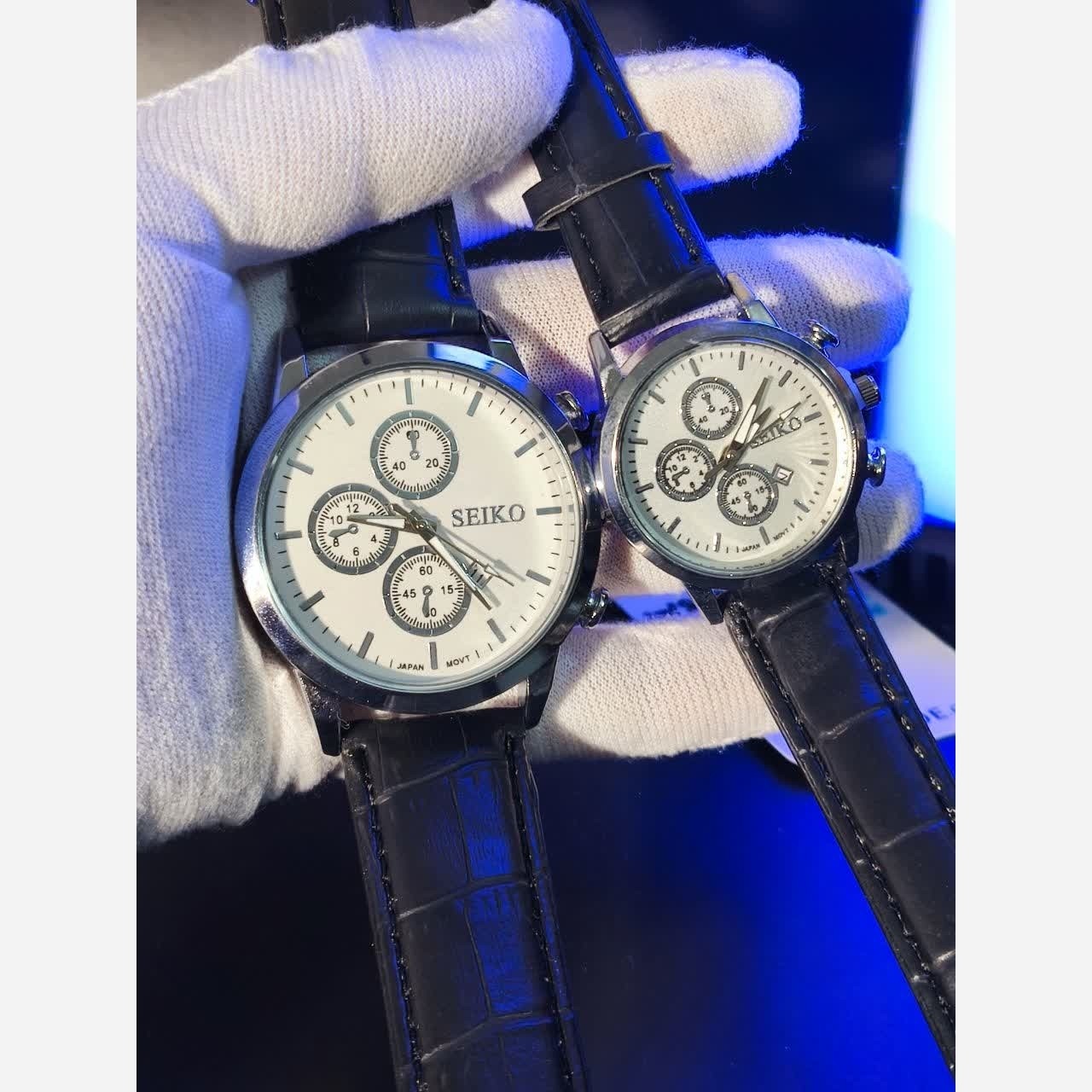 ست ساعت مچی زنانه و مردانه سیکو SEIKO موتور ژاپن 1