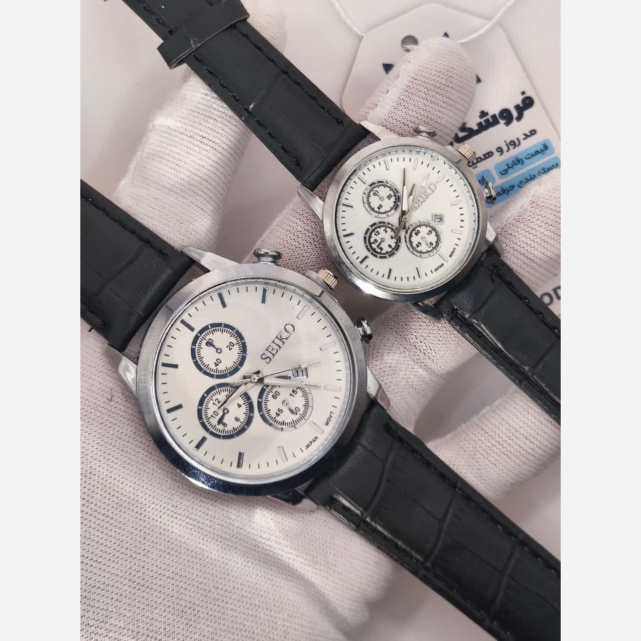 ست ساعت مچی زنانه و مردانه سیکو SEIKO موتور ژاپن 1