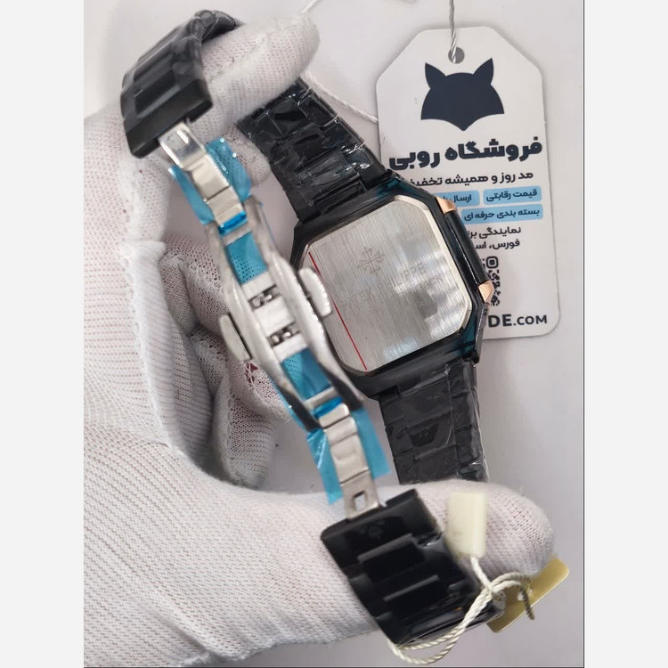ساعت مچی مردانه پتک فیلیپ Patek Philippe ارجینال قفل مخفی مشکی