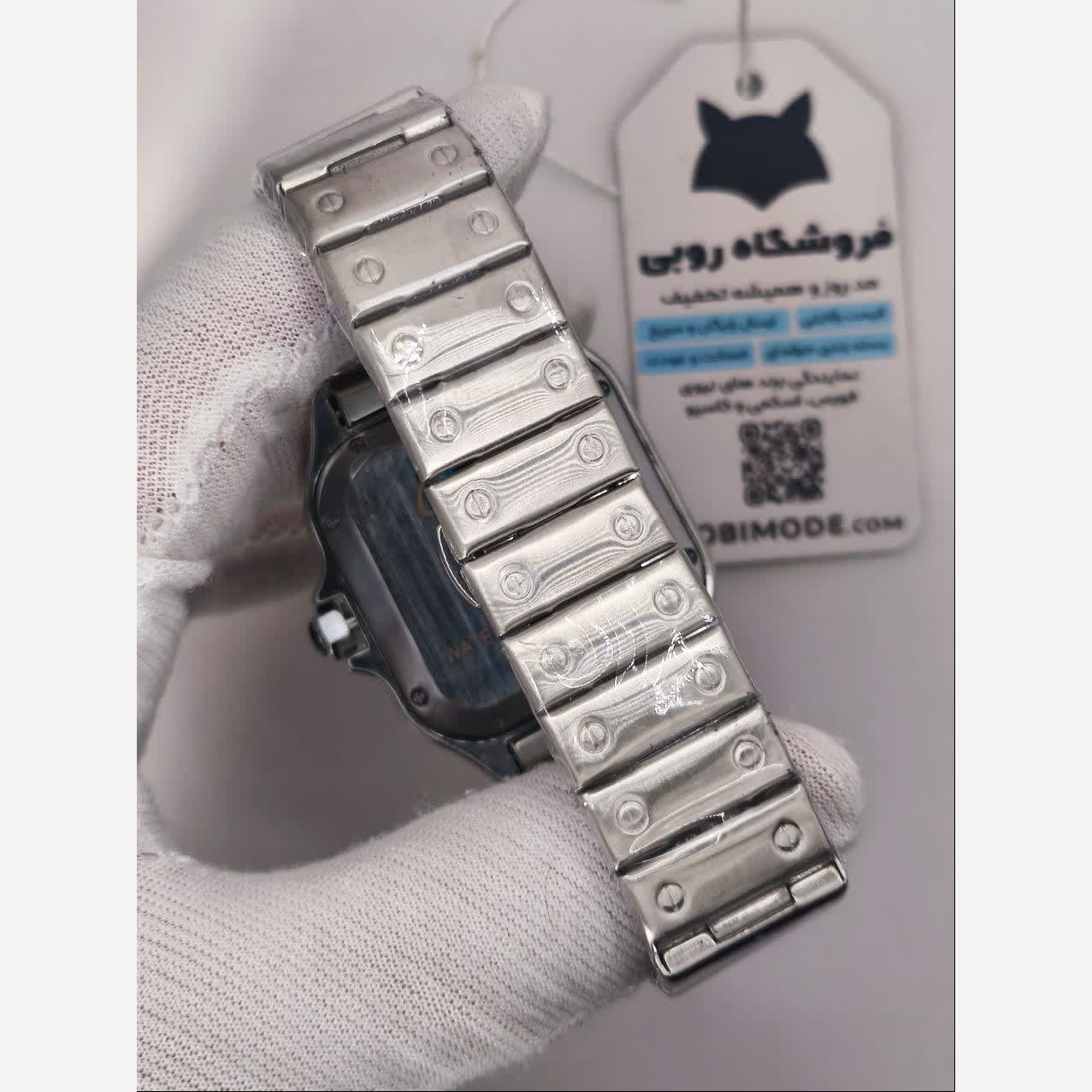 ساعت مچی مردانه کارتیر CARTIER ارجینال قفل مخفی استیل