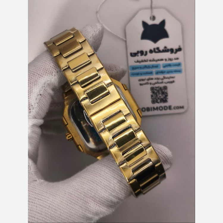 ساعت مچی مردانه پتک فیلیپ Patek Philippe ارجینال قفل مخفی طلایی