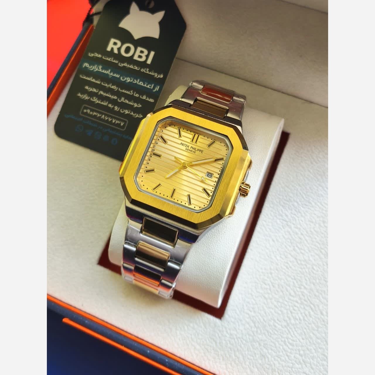 ساعت مچی مردانه پتک فیلیپ Patek Philippe ارجینال قفل مخفی
