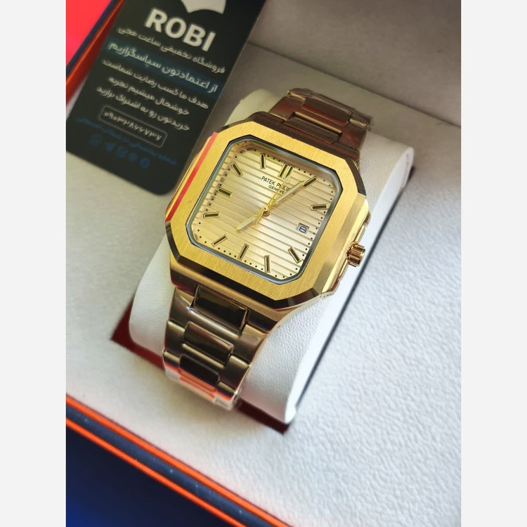 ساعت مچی مردانه پتک فیلیپ Patek Philippe ارجینال قفل مخفی