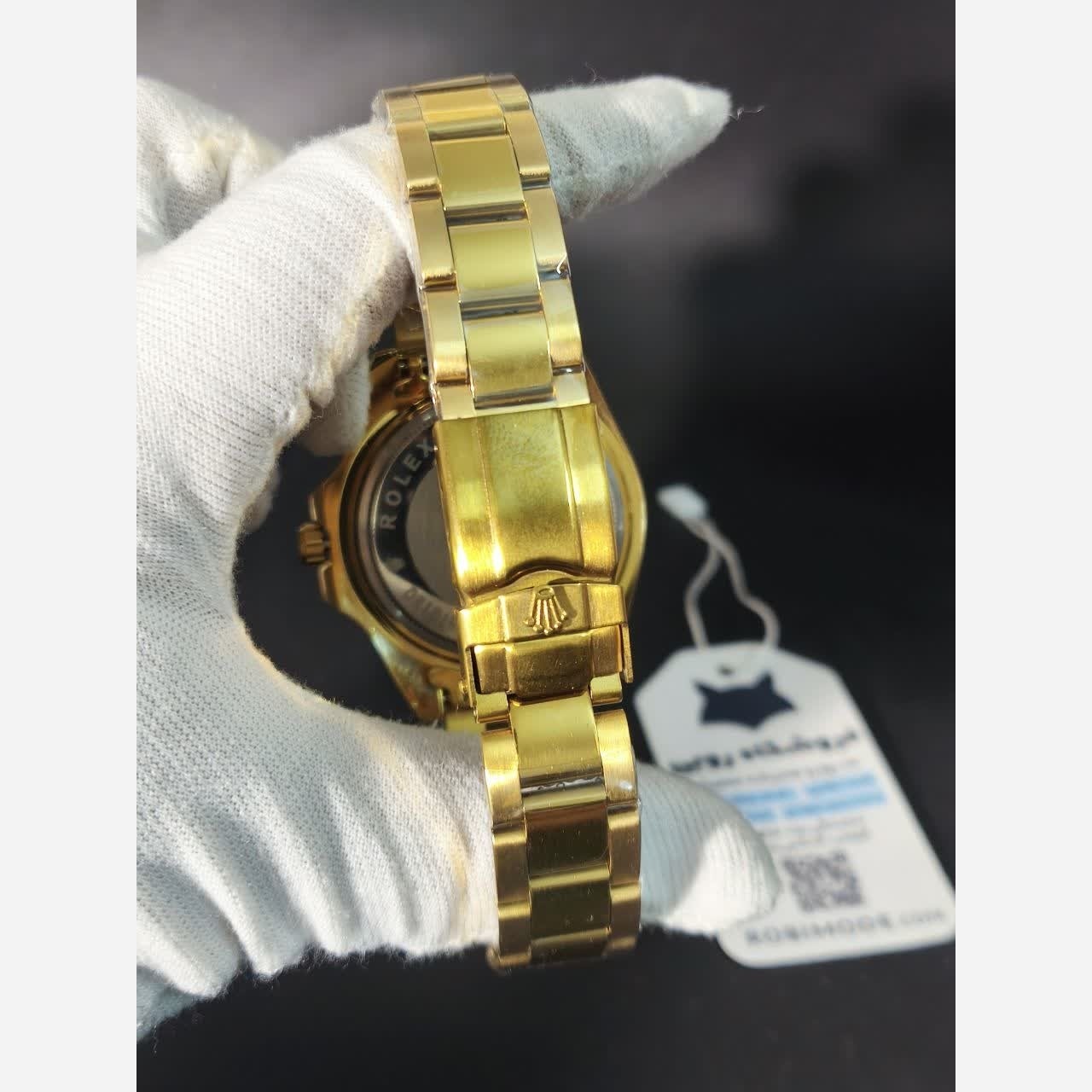 ساعت مچی مردانه رولکس یاخ مستر میوتا ROLEX تاچمتردار طلایی