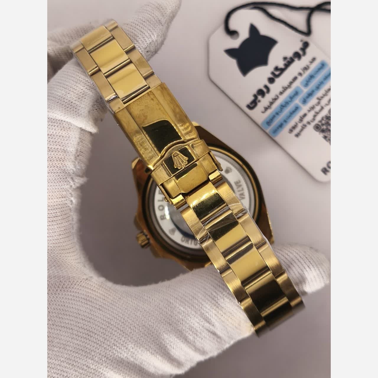 ساعت مچی مردانه رولکس یاخ مستر میوتا ROLEX تاچمتردار طلایی