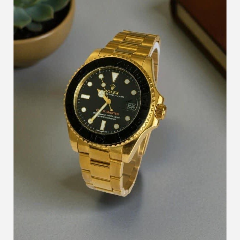 ساعت مچی مردانه رولکس یاخ مستر میوتا ROLEX تاچمتردار طلایی