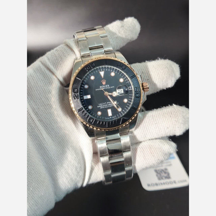 ساعت مچی مردانه رولکس یاخ مستر میوتا ROLEX تاچمتردار نقره ای
