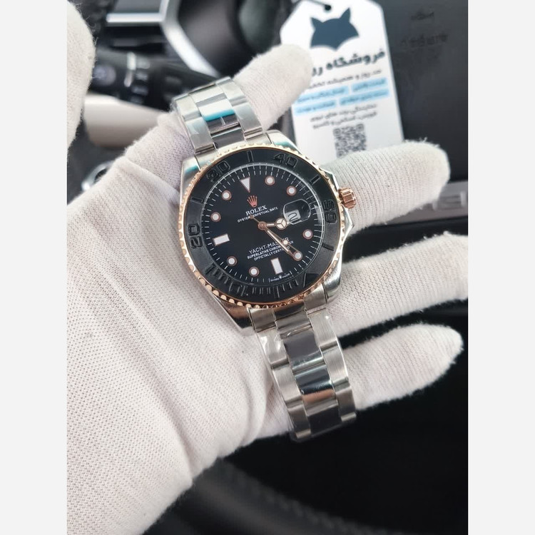 ساعت مچی مردانه رولکس یاخ مستر میوتا ROLEX تاچمتردار نقره ای