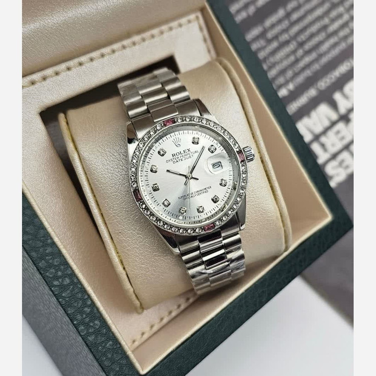 ساعت مچی مردانه رولکس دی دیت جاس ROLEX دور الماس