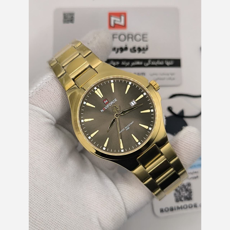 ساعت مچی مردانه نیوی فورس NAVIFORCE مدل Nf9214 موتور ژاپنی