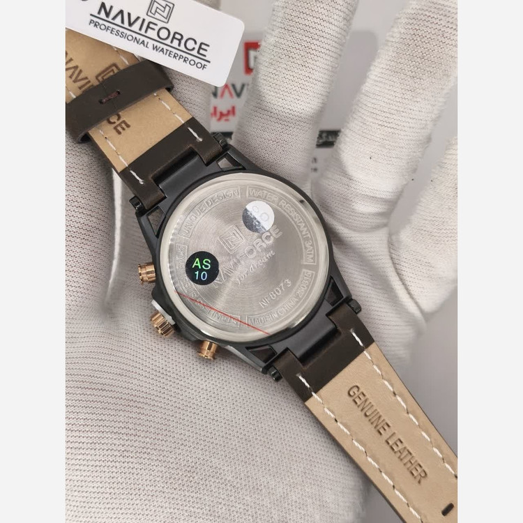 ساعت مچی کرنوگراف مردانه نیوی فورس NAVIFORCE مدل Nf8073 موتور ژاپن