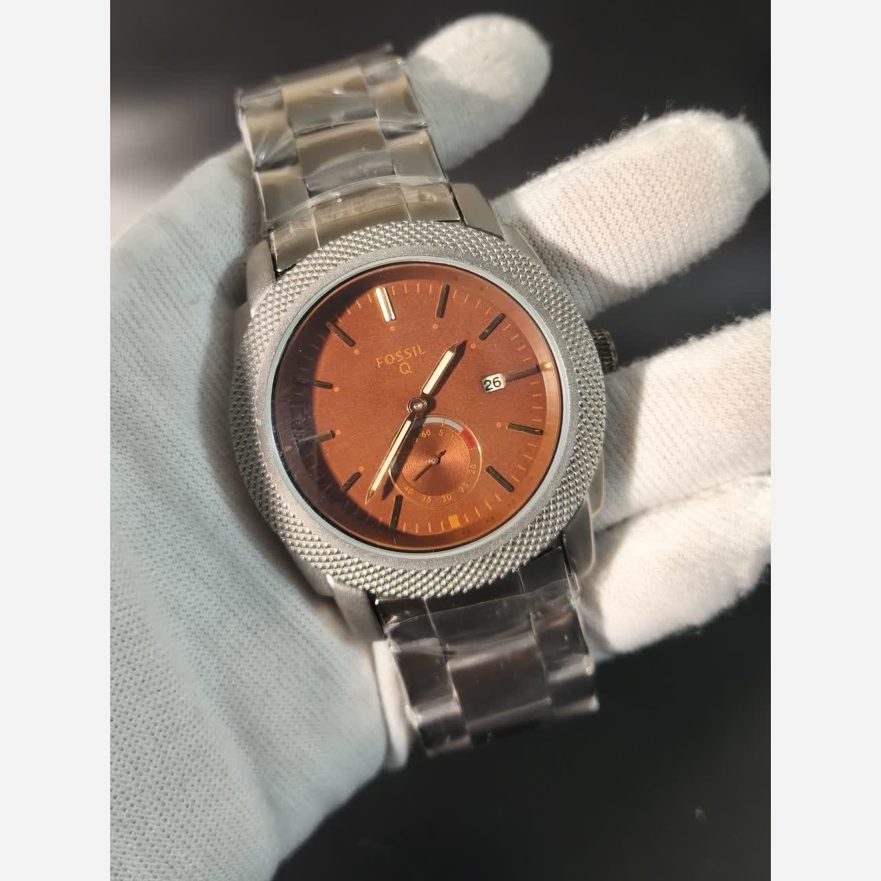 ساعت مچی مردانه برند فسیل کیفیت بالا FOSSIL با اصالت + هدیه