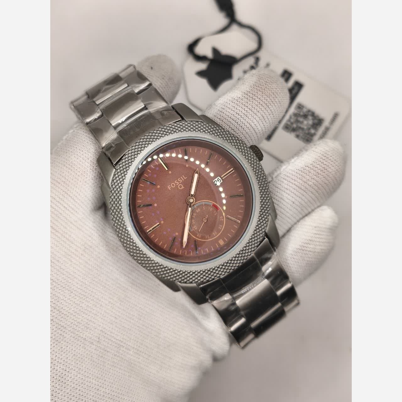 ساعت مچی مردانه برند فسیل کیفیت بالا FOSSIL با اصالت + هدیه