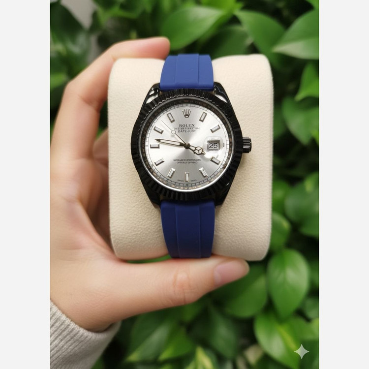 ساعت مچی مردانه رولکس دیت جاس quality ROLEX بند رابر