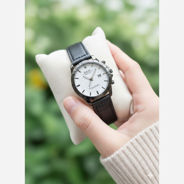 ساعت مچی مردانه رولکس دیت جاس quality ROLEX صفحه سفید