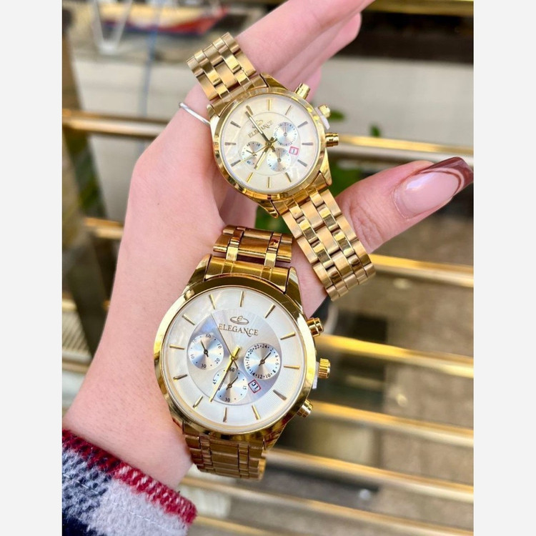 ست ساعت مچی زنانه و مردانه الگانس ELEGANCE استیل
