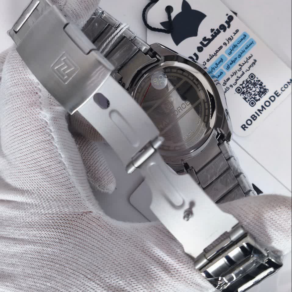 ساعت مچی مردانه نیوی فورس NAVIFORCE مدل NF8032 صفحه آبی + فول
