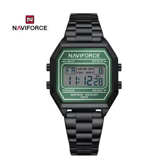 ساعت مچی دیجیتال مردانه نیوی فورس NAVIFORCE مدل NF5063 مشکی + فول