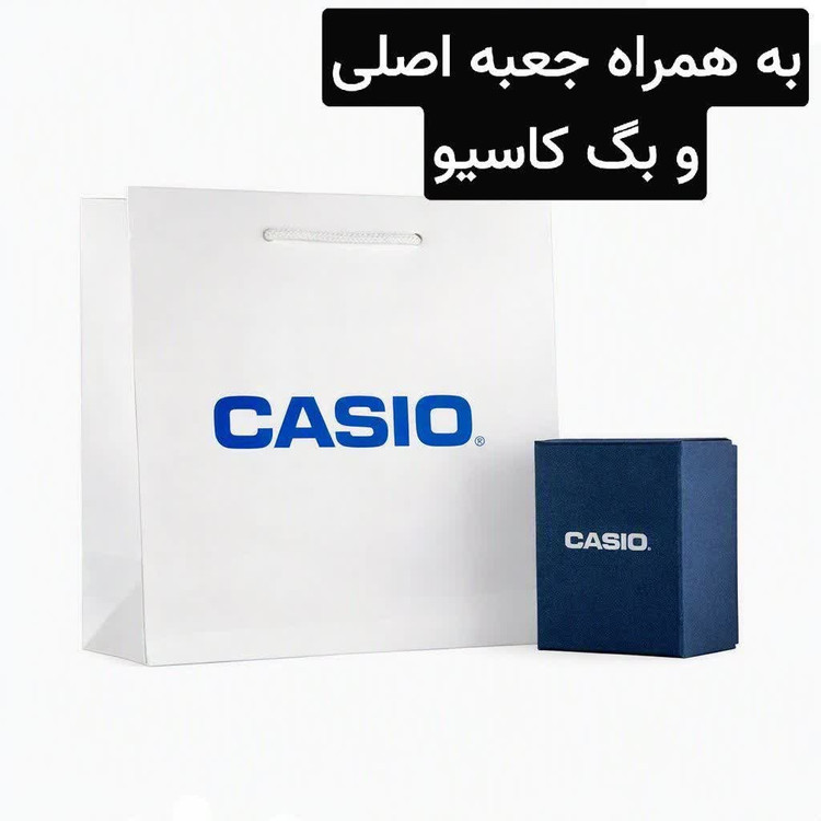 ساعت مچی سه موتوره مردانه کاسیو ادیفایس CASIO EDIFICE صفحه مشکی موتور ژاپن