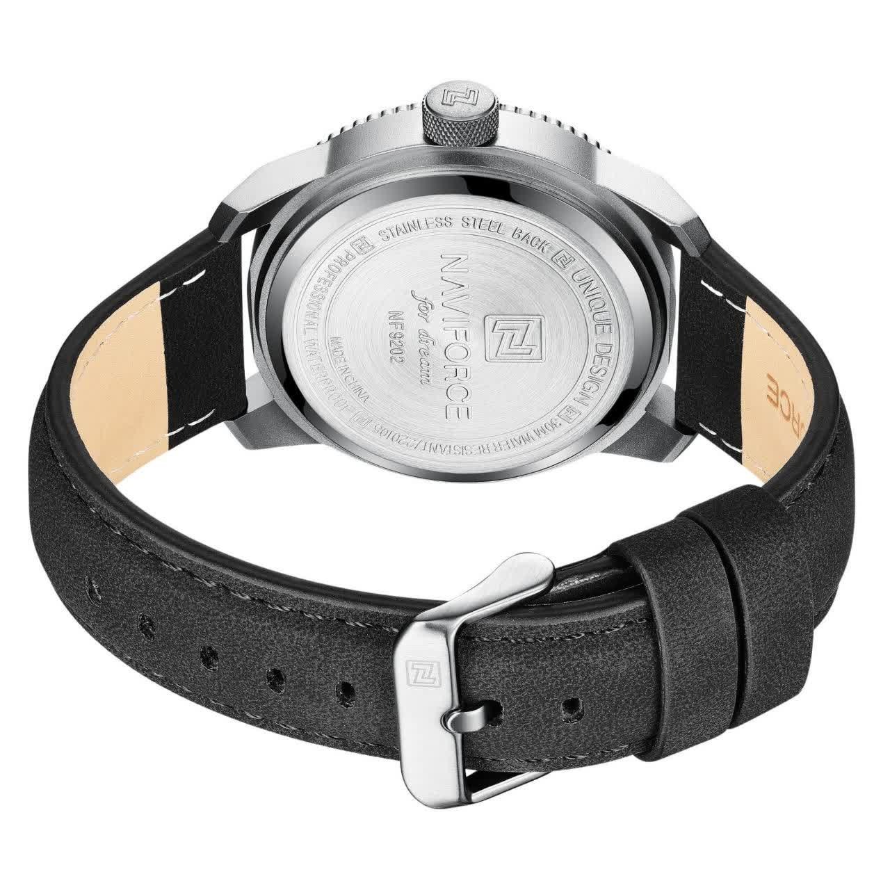 ساعت مچی نیوی فورس مردانه NAVIFORCE مدل NF9221 طوسی