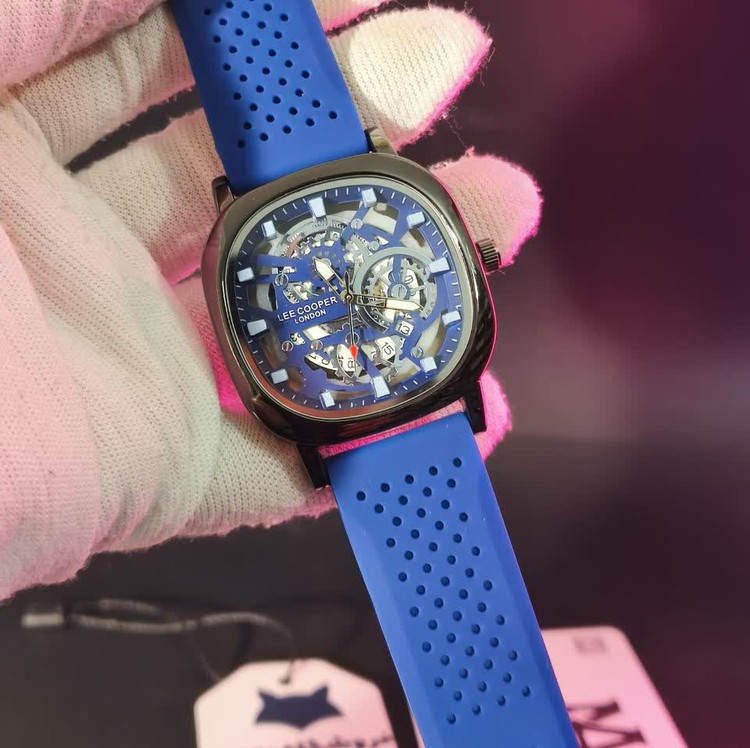 ساعت مچی مردانه لی کوپر اسکلتون لندن LEE COOPER LONDON سرمه ای