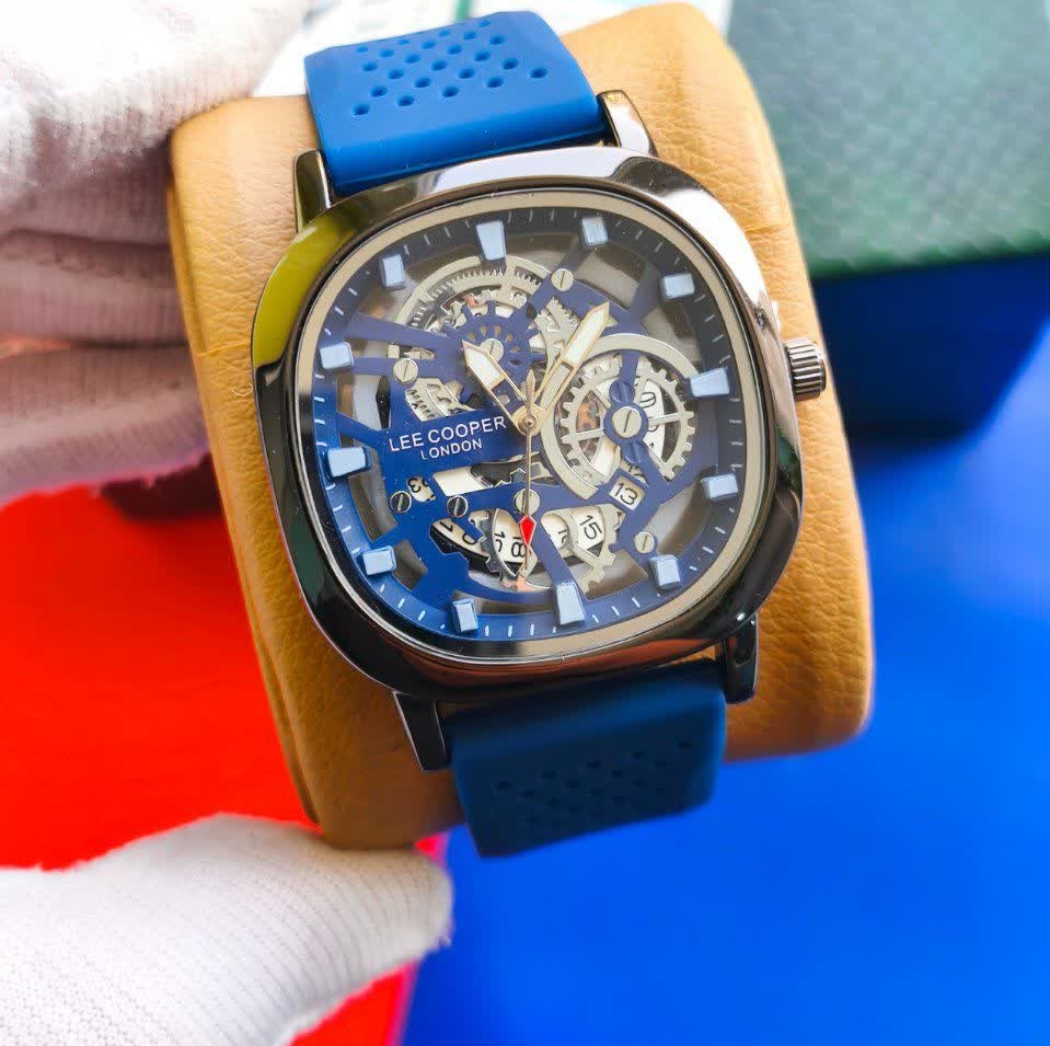 ساعت مچی مردانه لی کوپر اسکلتون لندن LEE COOPER LONDON سرمه ای