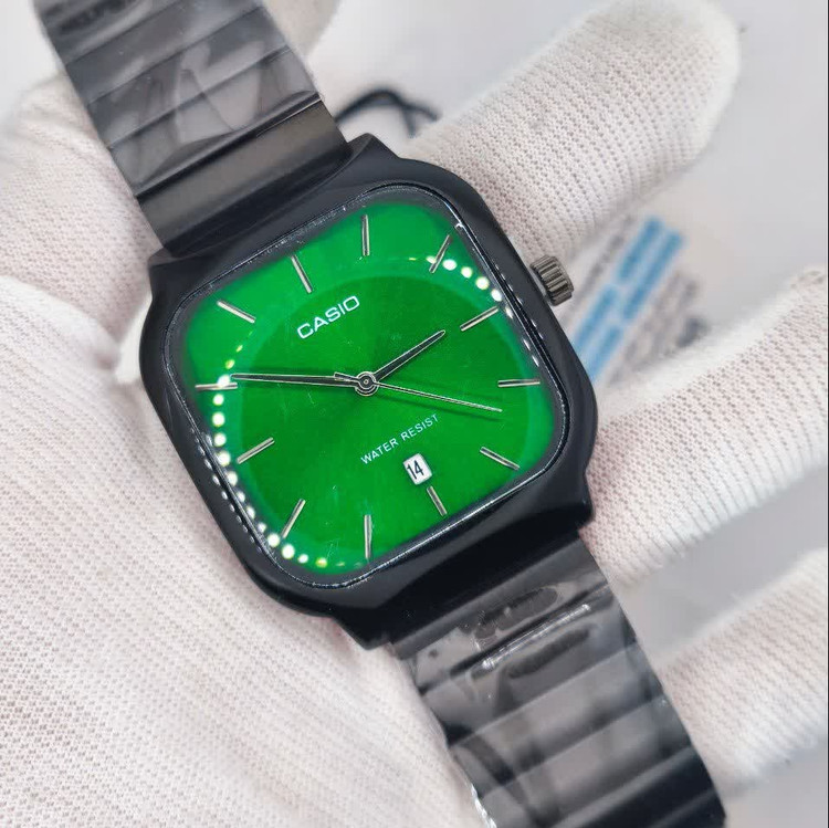 ساعت مچی مردانه کاسیو اولدمانی تری AAA CASIO موتور ژاپنی بلک + فول پک