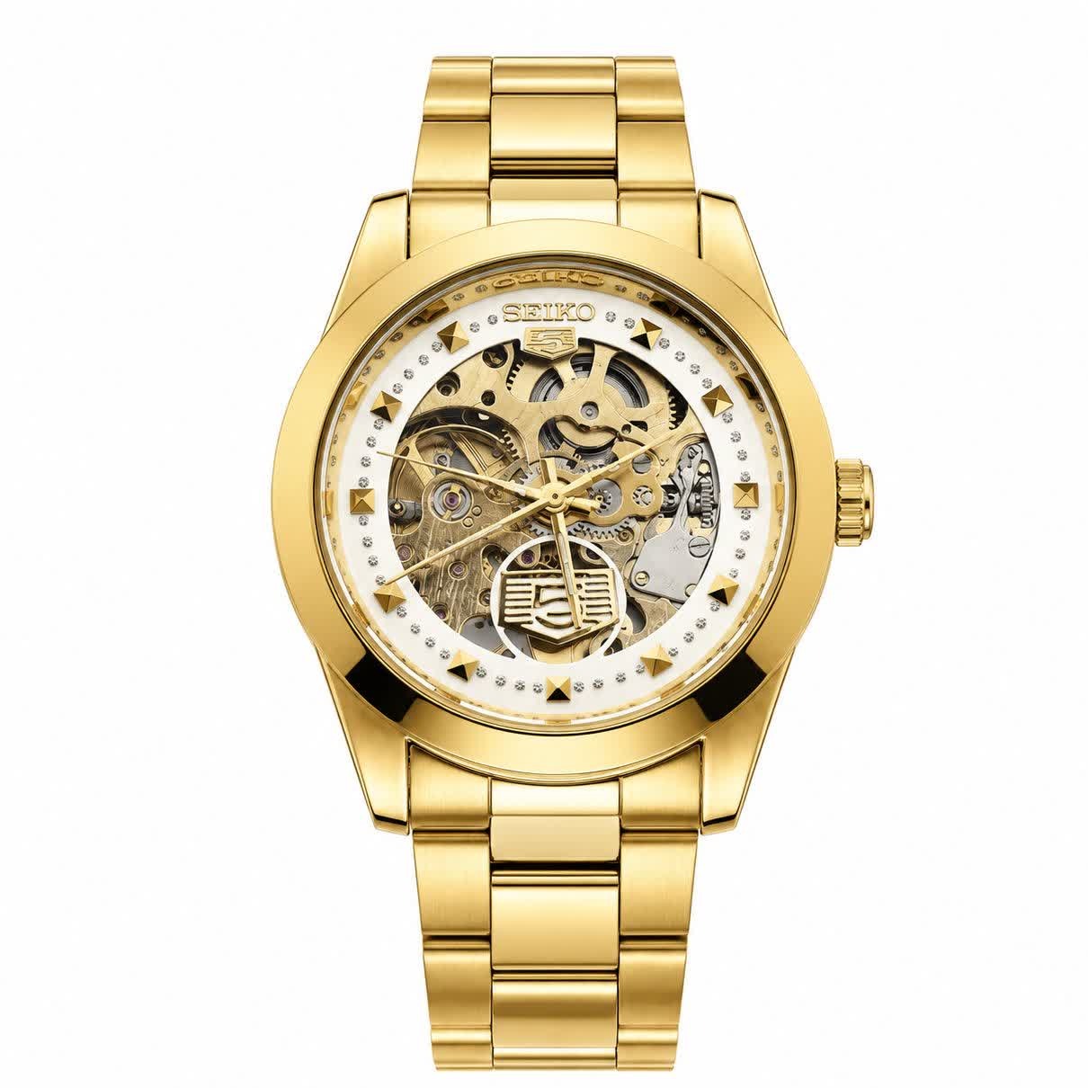 ساعت مچی اتوماتیک مردانه سیکو پنج SEIKO 5 صفحه سفید