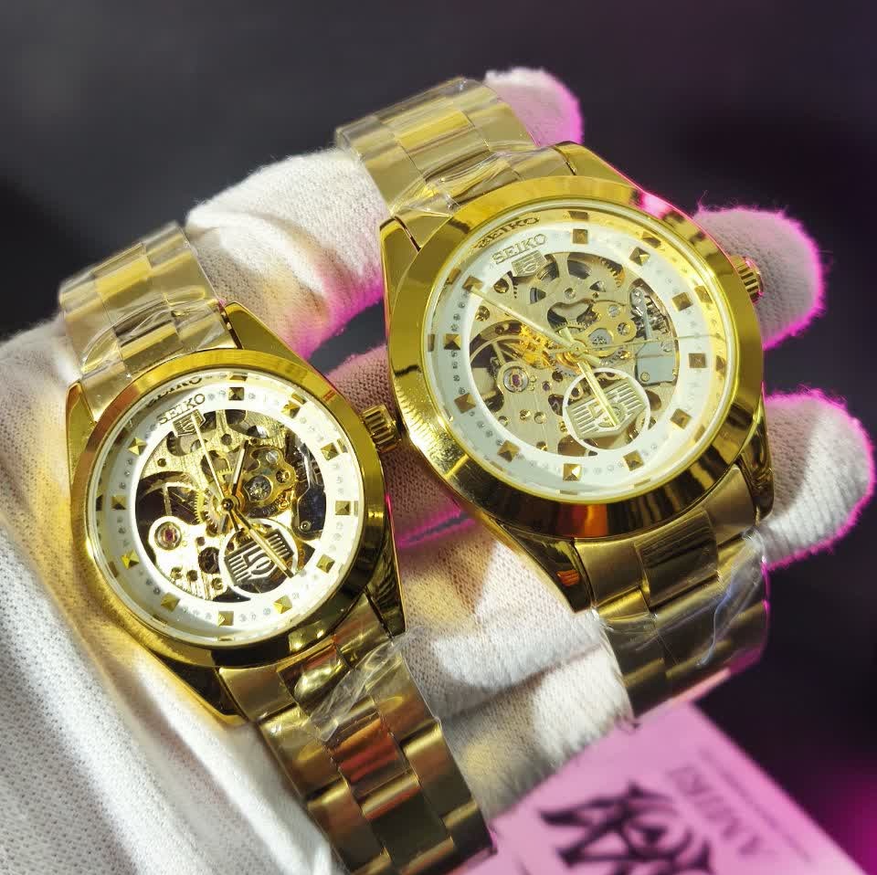 ساعت مچی اتوماتیک مردانه سیکو پنج SEIKO 5 صفحه سفید