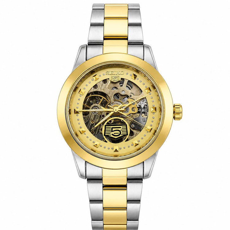 ساعت مچی اتوماتیک مردانه سیکو پنج SEIKO 5 نقره ای طلایی