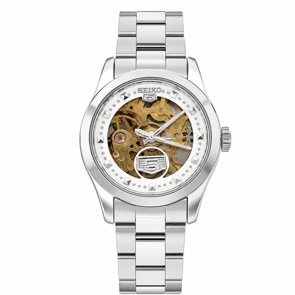 ساعت مچی اتوماتیک مردانه سیکو پنج SEIKO 5 نقره ای