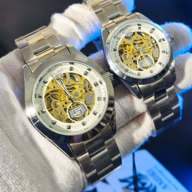 ساعت مچی اتوماتیک زنانه سیکو پنج SEIKO 5 نقره ای