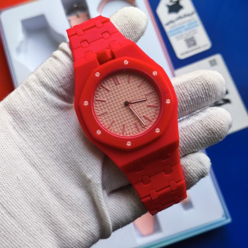 ساعت اسپرت سواچ پیگه AP Swatch Royal Pop (ZZ) فول پک قرمز