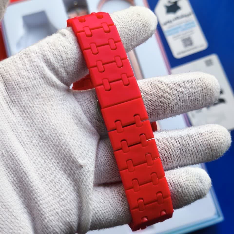 ساعت اسپرت سواچ پیگه AP Swatch Royal Pop (ZZ) فول پک قرمز