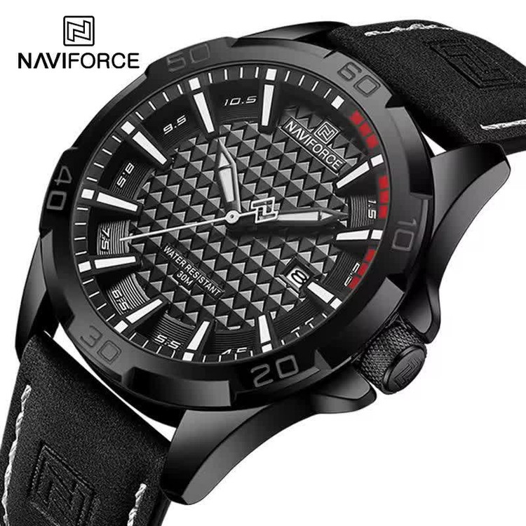 ساعت مچی نیوی فورس مردانه NAVIFORCE مدل Nf8023 فول بلک