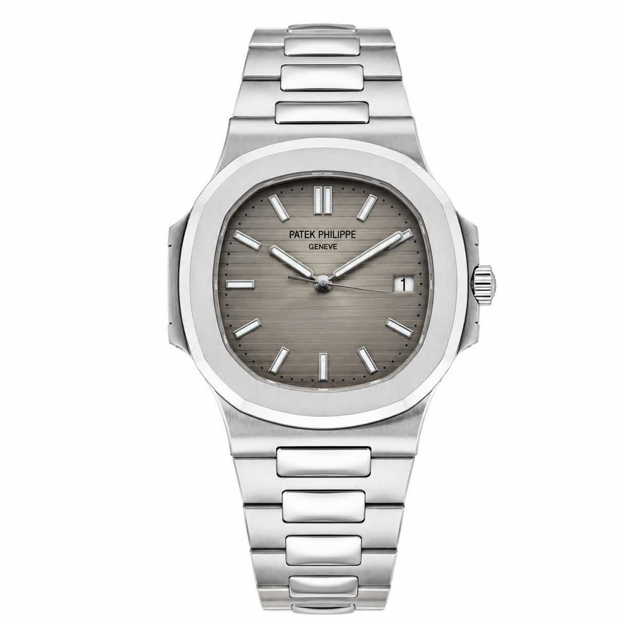 ساعت مچی عقربه ای مردانه پتک فیلیپ PATEKPHILIPPE صفحه طوسی