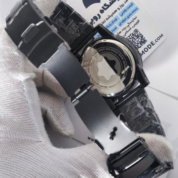 ساعت مچی سه موتوره مردانه مونت بلانک MONTBLANC مشکی