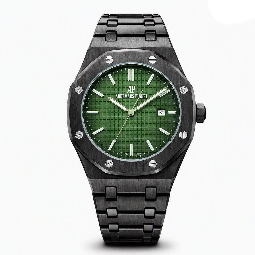 ساعت مچی مردانه اودمار پیگه Audemars Piguet مشکی صفحه سبز